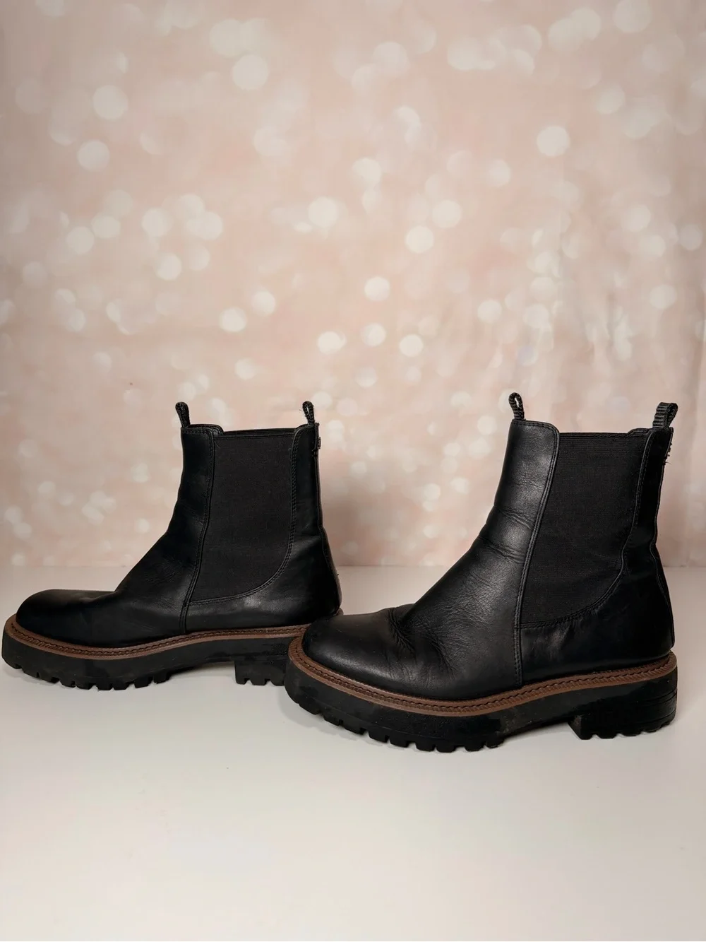 SAM EDELMAN Classic Black Chelsea Boots LAGUNA